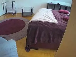 Camsoda Free Live Porn of voyeurcam-julmodels-whitebed-6
