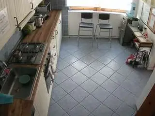 Camsoda Sex Chat of voyeurcam-julmodels-kitchen-2