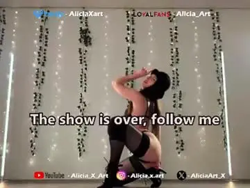 Chaturbate Best live sex cam show of alicia_art_