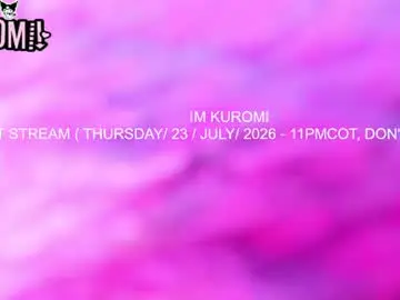 Chaturbate Live Porn of kuromi_bush