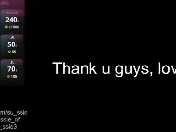 Chaturbate Best live sex cam show of su_ssie