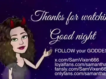 Chaturbate Sex Cam of samanthavixen