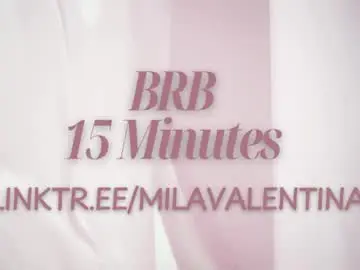 Chaturbate Adult Video Chat of milavalentinax