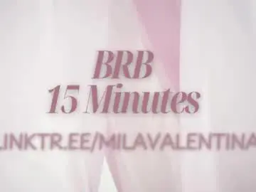 Chaturbate Sex Chat of milavalentinax