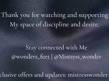 Chaturbate Free Porn Cam of wonders_feet