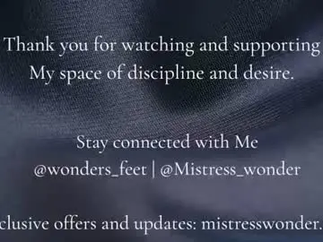 Chaturbate Free Live Porn of wonders_feet
