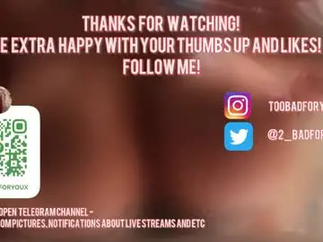 Chaturbate Live Porn of 2badforyou