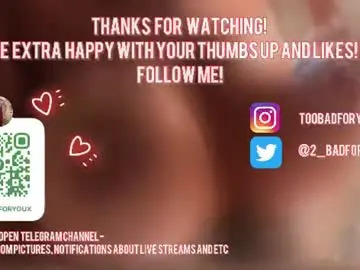 Chaturbate Live Porn of 2badforyou