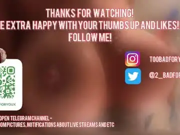 Chaturbate Free Porn Cam of 2badforyou