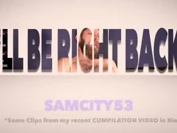 Chaturbate Watch Live Sex Cams of samcity53