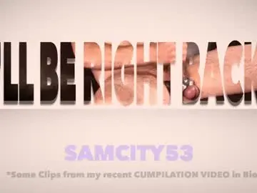 Chaturbate Live Sex of samcity53