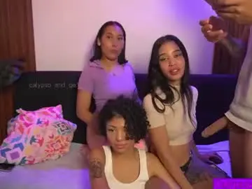 Chaturbate Best live sex cam show of calypso_and_ge1