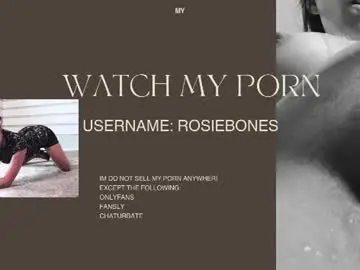 Chaturbate Best live sex cam show of rosiebones
