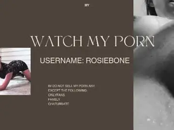 Chaturbate Best live sex cam show of rosiebones