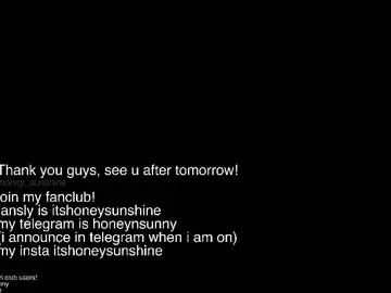 Chaturbate Live Porn of honey_sunshine