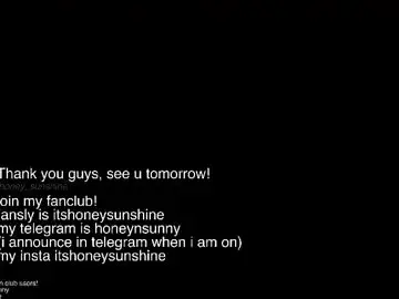 Chaturbate Live Porn of honey_sunshine