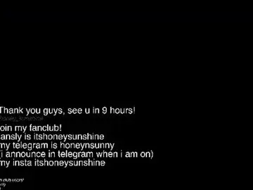 Chaturbate Private Sex Chat of honey_sunshine