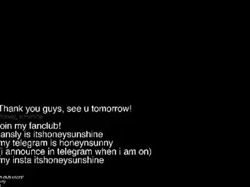Chaturbate Live Sex of honey_sunshine