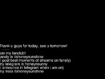 Chaturbate Best live sex cam show of honey_sunshine