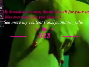 Chaturbate Sex Chat of oh_julie