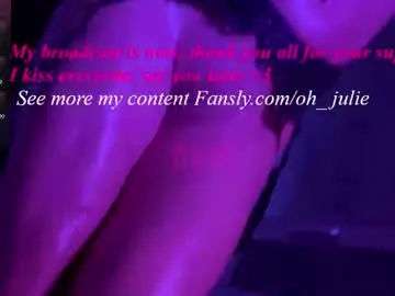 Chaturbate Live Porn of oh_julie
