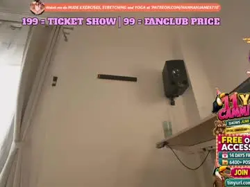 Chaturbate Nude Webcam of hannahjames710